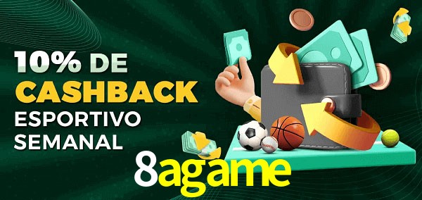 10% de bônus de cashback na 8agame